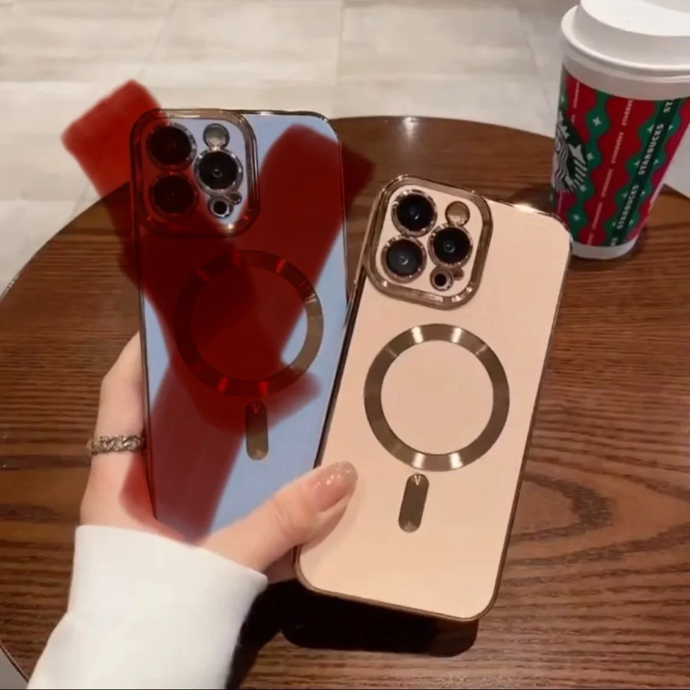 Stylish Gold and pink iPhone 17 pro max Case